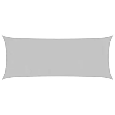 vidaXL Senčno jadro svetlo sivo 4,5x2 m 100 % poliester oxford