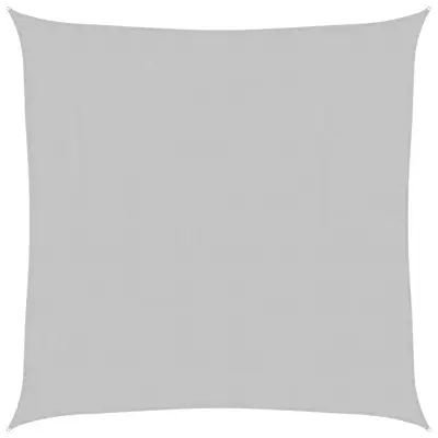 vidaXL Senčno jadro svetlo sivo 3,6x3,6 m 100 % poliester oxford