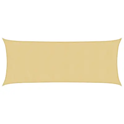 vidaXL Senčno jadro peščeno 4,5x2 m 100 % poliester oxford