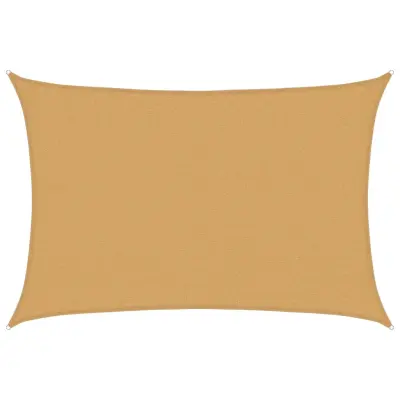 vidaXL Senčno jadro 160 g/m² pravokotno peščeno 2,5x4 m HDPE