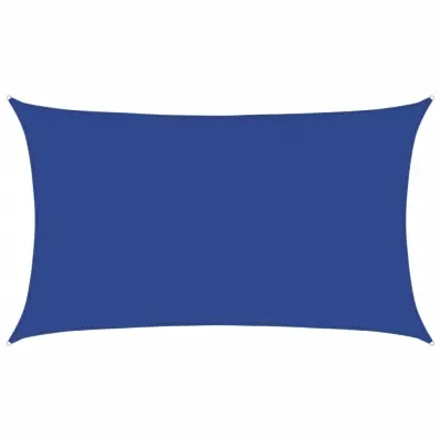 vidaXL Senčno jadro 160 g/m² pravokotno modro 5x8 m HDPE