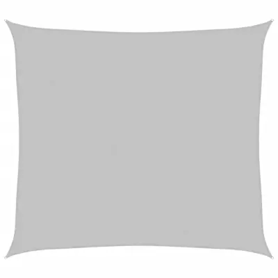 vidaXL Senčno jadro svetlo sivo 3x2,5 m 100 % poliester oxford