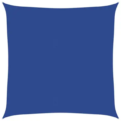 vidaXL Senčno jadro 160 g/m² kvadratno modro 4x4 m HDPE