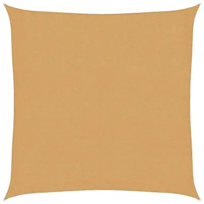 vidaXL Senčno jadro 160 g/m² kvadratno peščeno 2x2 m HDPE