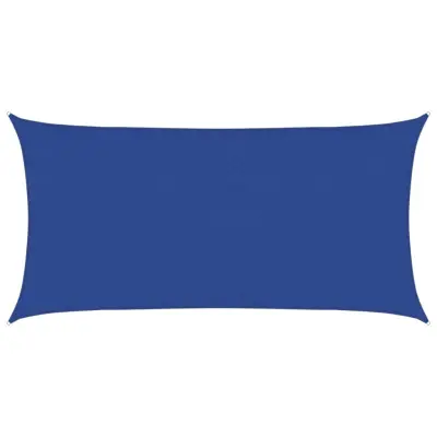 vidaXL Senčno jadro 160 g/m² pravokotno modro 3x6 m HDPE