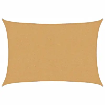 vidaXL Senčno jadro 160 g/m² pravokotno peščeno 2x2,5 m HDPE