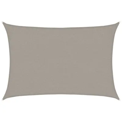 vidaXL Senčno jadro 160 g/m² pravokotno svetlo sivo 2x2,5 m HDPE