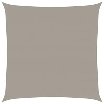 vidaXL Senčno jadro 160 g/m² kvadratno svetlo sivo 4,5x4,5 m HDPE