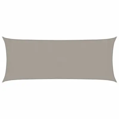 vidaXL Senčno jadro 160 g/m² pravokotno svetlo sivo 2x4,5 m HDPE