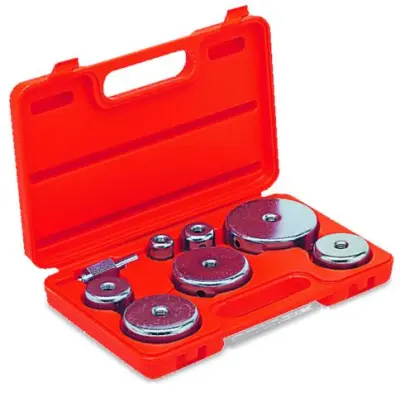 KOMPLET ČIPK IZ SINTRANE ZLITINE RUBI 27, 35, 45, 55, 65, 70 in 85 mm