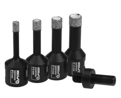 VAKUUMSKO SPAJKANA DIAMANTNA VEZALKA 6,8,10,12MM + ADAP