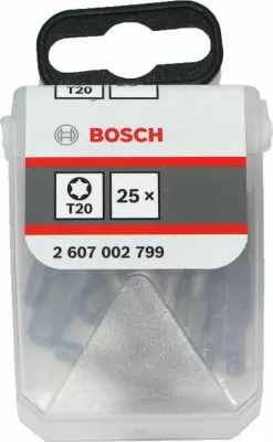 BOSCH VIJAČNI NASTAVKI EXH T20 x 25mm 25 kos.