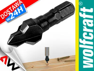 WOLFCRAFT SVEDER Z Ugrezlom 3-8mm, 6-KOTNO STEPELO 1/4"