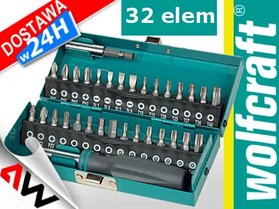 SET IZVIJAČNIH NASTAVKOV WOLFCRAFT + ROČAJ