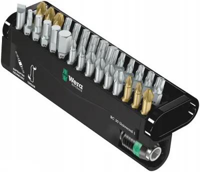 KOMPLET 29 BITOV Z RAPIDAPTOR BIT-CHECK+1UN DRŽALO