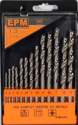 HSS SET SVEDROV ZA KOVINO 2-8MM 13 KOS.