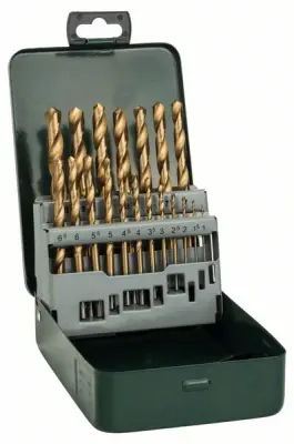 HSS-TIN SVEDRI ZA KOVINO 19 KOS. 1-10MM