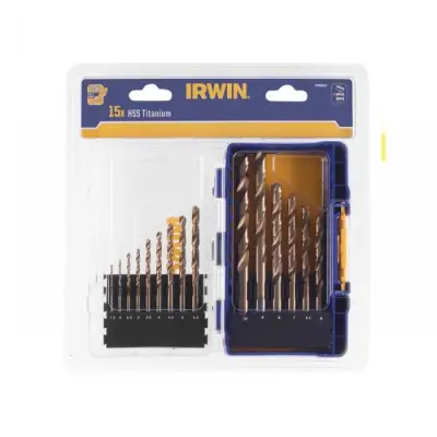 SET SVEDROV ZA KOVINO HSS PLOČER DIN338 1,5-10MM 15 KOSOV