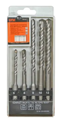 SDS+ SET SVEDROV ZA BETON 6,8 - KR, 8, 10, 12 - DOLŽ. PCS.