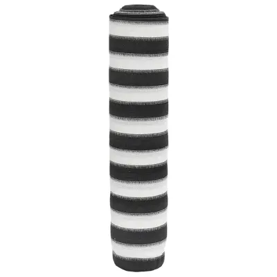 vidaXL Zaščitna mreža antracit in bela 1,5x10 m HDPE 75 g/m²