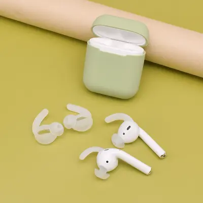 Ušesni čepki za boljšo pritrditev slušalk AirPods/AirPods 2 Transparent