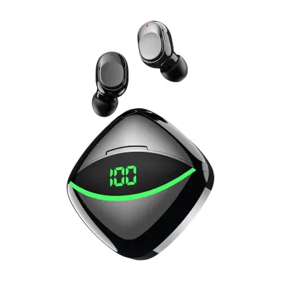Brezžične slušalke z bluetooth 5.2 upravljanjem na dotik v ušesih Black