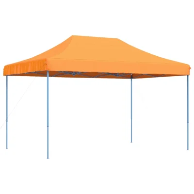 vidaXL Zložljivi pop-up šotor za zabave oranžna 440x292x315 cm