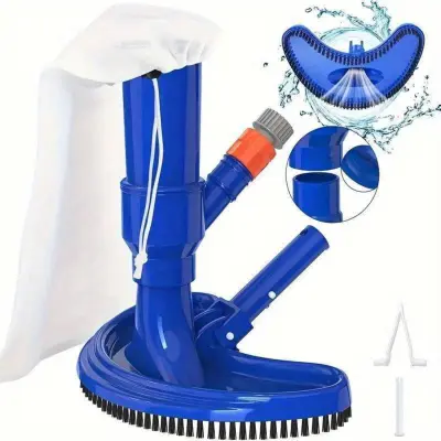 Vakuumski sesalec bazena, Čistilec bazena z dodatki, Čiščenje bazena, Izsesavanje in krtačenje dna | POOLOOVER