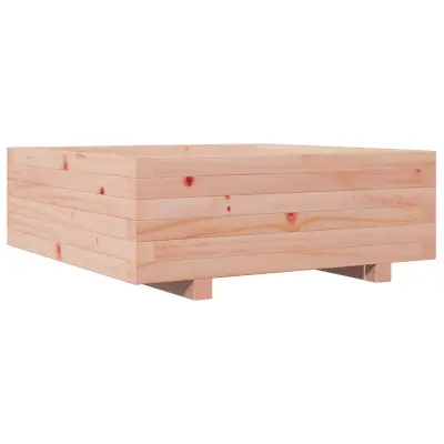 vidaXL Vrtno cvetlično korito 70x70x26,5 cm trden les douglas