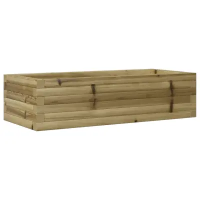 vidaXL Vrtno cvetlično korito 90x40x23 cm impregnirana borovina