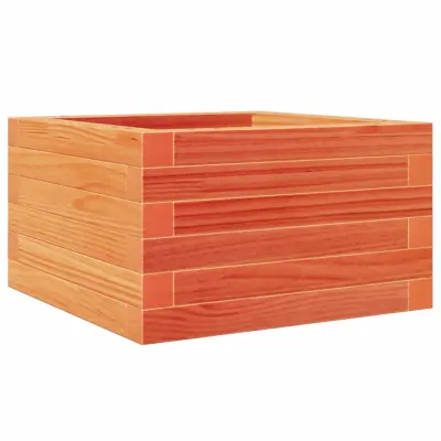 vidaXL Vrtno cvetlično korito voščeno rjavo 40x40x23 cm borovina