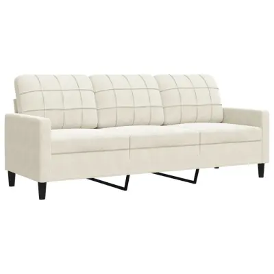 vidaXL Trosed krem 180 cm žamet