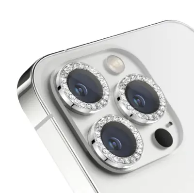 Zaščita za fotoaparat z kamenčki, 2 paketa Silver