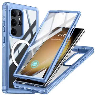 Magnetna torbica za mobilni telefon Samsung A55 Blue