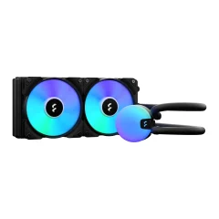 Vodni hladilnik CPU Fractal Design Lumen S24 V2 Rgb 240 mm črn