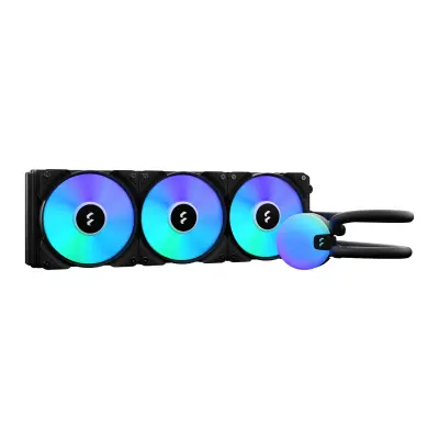 Vodni hladilnik CPU Fractal Design Lumen S36 V2 Rgb 360 mm črn