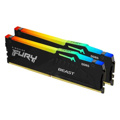 KINGSTON DDR5 64GB 6400 FURY Beast RGB EXPO, kit 2x 32GB, CL32, DIMM RAM pomnilnik