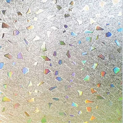 Motirana folija za okna za zaščito zasebnosti MultiColor