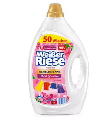 Weisser Riese COLOR ORCHIDEE gel za pranje 50 pranj | 2,25l | DE
