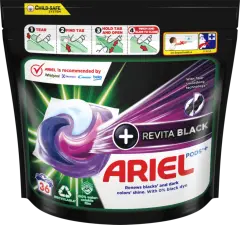 Ariel REVITA BLACK kapsule za pranijo 36kos