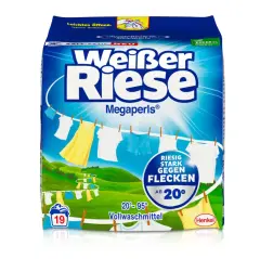 Weisser Riese UNIVERSAL MEGAPEARLS Pralni prašek 19 pranj | 1,14kg  | DE