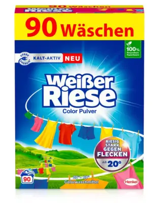 Weisser Riese COLOR Pralni prašek 90 pranj | 4,5 kg | DE