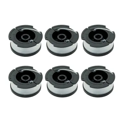 6 paketov žičnih kolutov za kosilnice trave Black & Decker Black