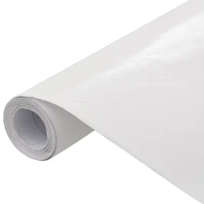 vidaXL Folija za avto 2 kosa 4D bela 100x150 cm + 50x150 cm