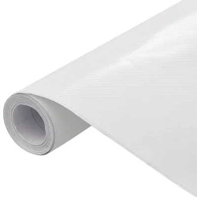 vidaXL Folija za avto 2 kosa 4D bela 100x150 cm
