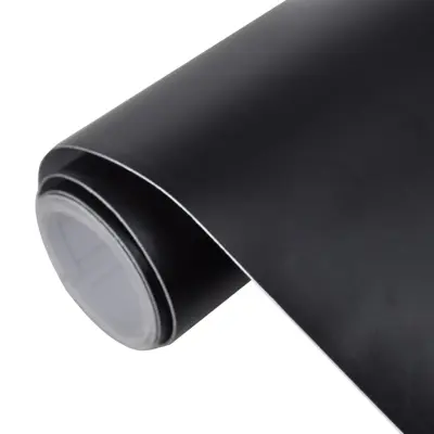 vidaXL Folija za avto 2 kosa mat črna 100x150 cm + 50x150 cm