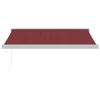 vidaXL Ročno zložljiva tenda bordo 300x250 cm