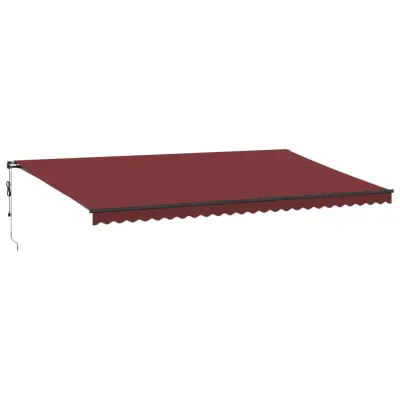 vidaXL Avtomatsko zložljiva tenda bordo 600x300 cm