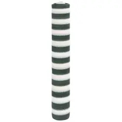 vidaXL Zaščitna mreža zelena in bela 1x25 m HDPE 75 g/m²