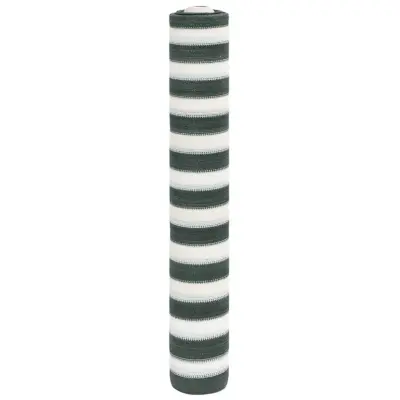 vidaXL Zaščitna mreža zelena in bela 1x25 m HDPE 75 g/m²
